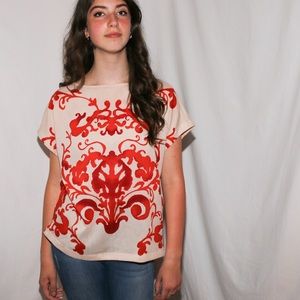 boho professional watercolor blouse